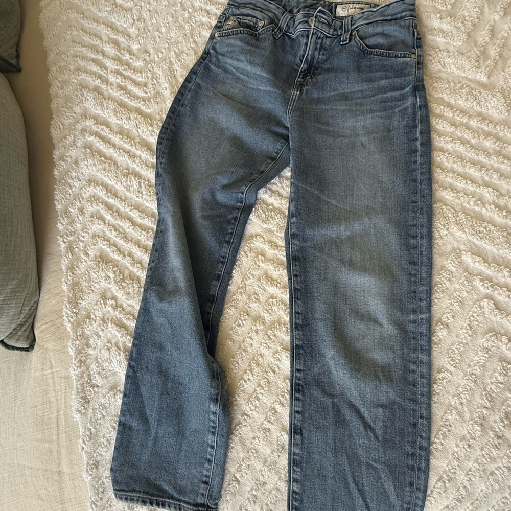 AG Adriano Goldschmied Straight Fit Blue Jeans